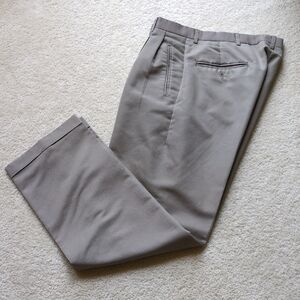 Haggar Gray Chinos Classic Cotton-Blend